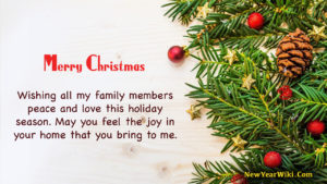 Merry Christmas Wishes For Family Members 2022 - New Year Wiki