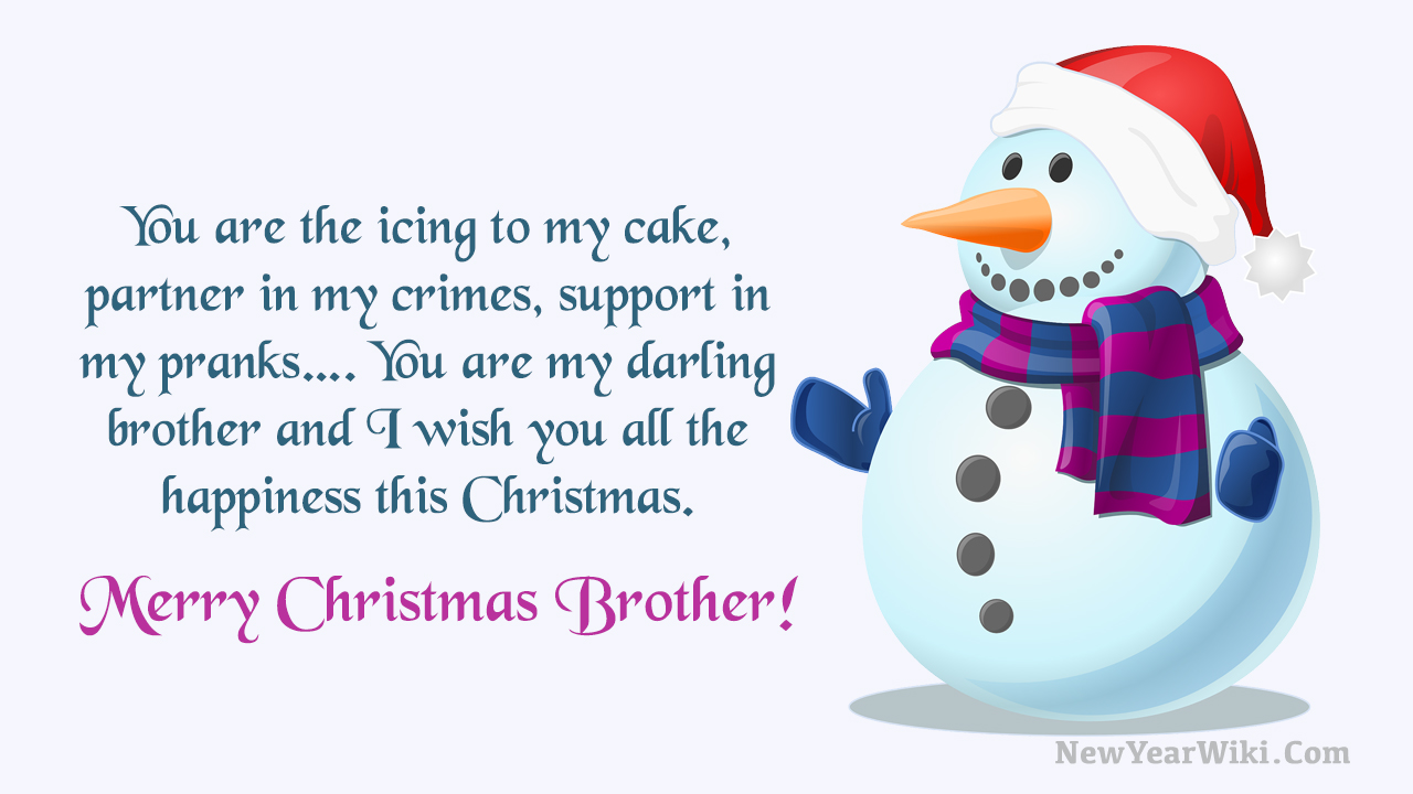 Merry Christmas Wishes For Brother 2024 - New Year Wiki