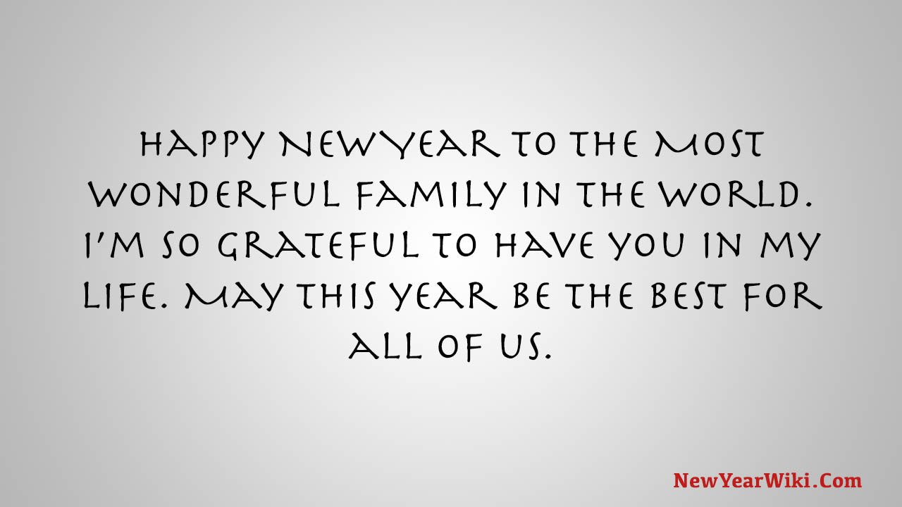 Happy New Year Messages For Family 2024 New Year Wiki