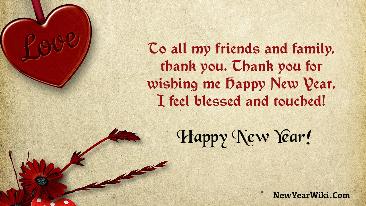 New Year Thank You Message Thank You Reply Message For New Year