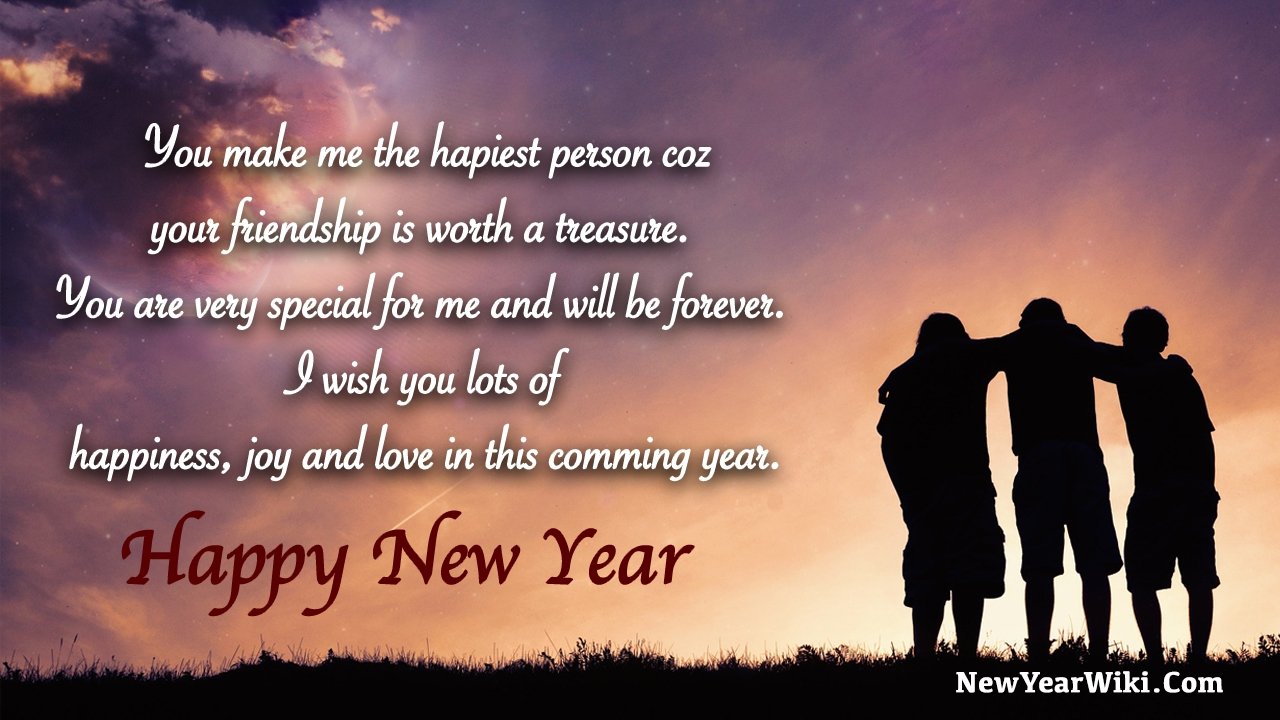 Best Happy New Year Wishes For Friends 2024 - New Year Wiki