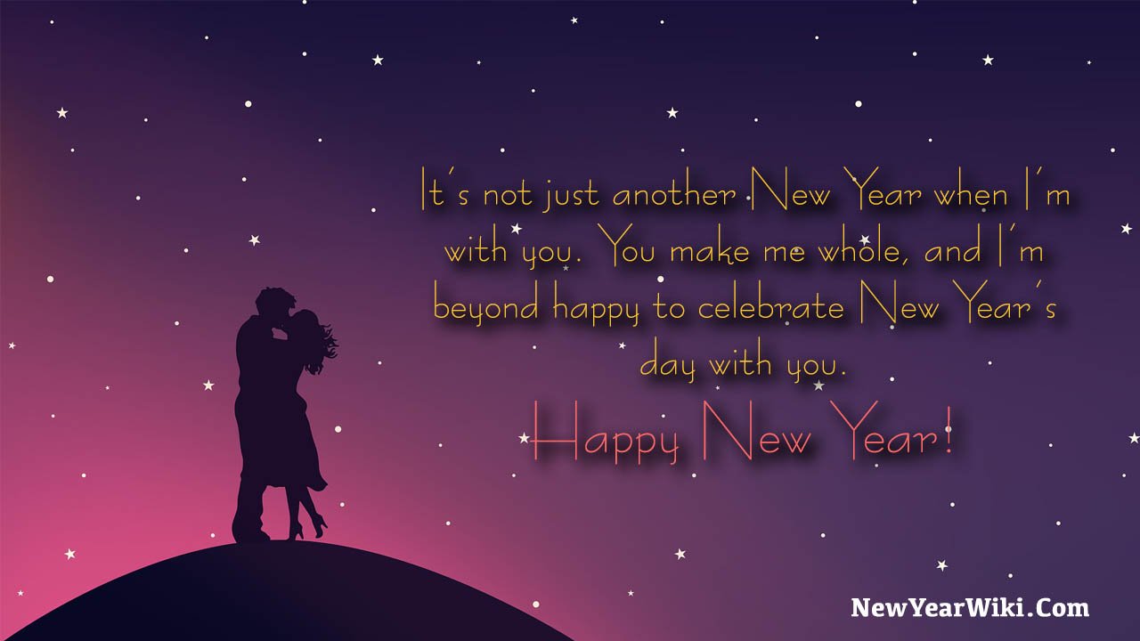 Happy New Year Wishes for Lover 2024 - New Year Wiki