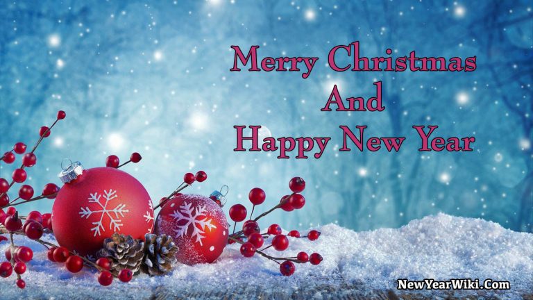 Merry Christmas And Happy New Year Greetings 2023 - New Year Wiki