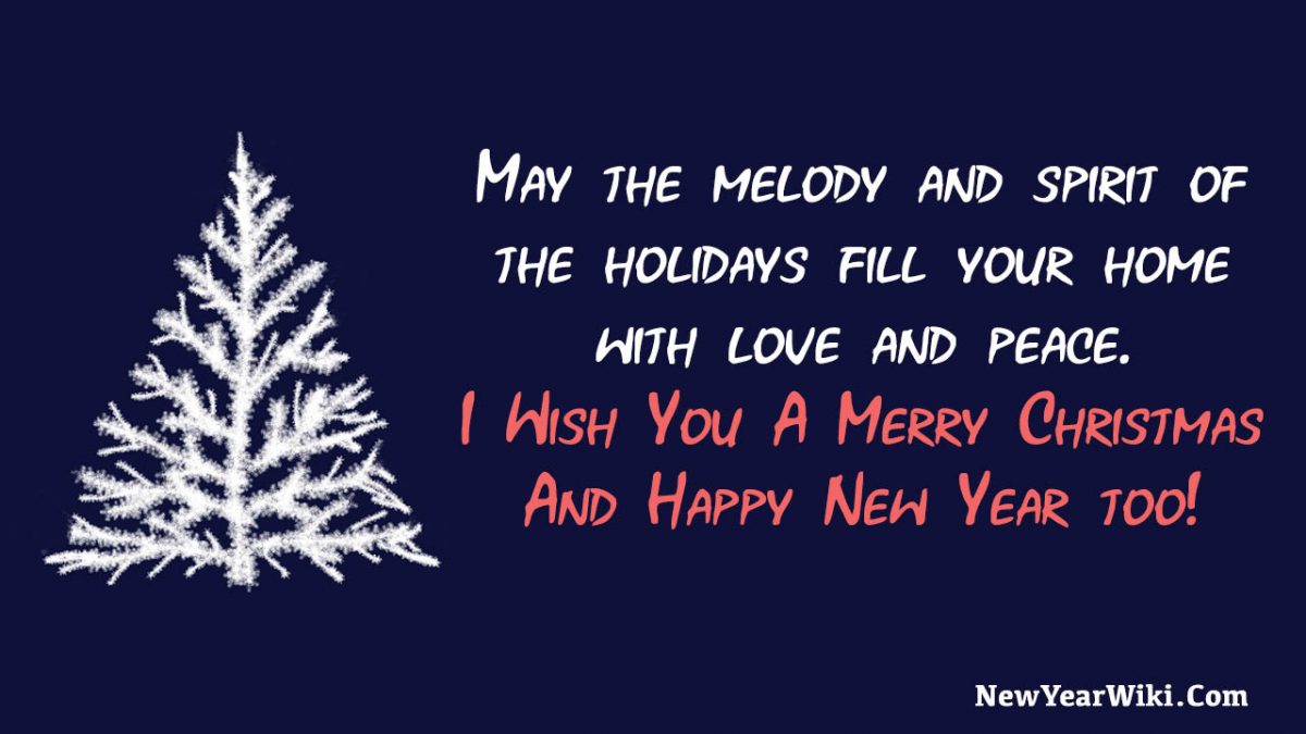 Merry Christmas And Happy New Year Messages 21 New Year Wiki