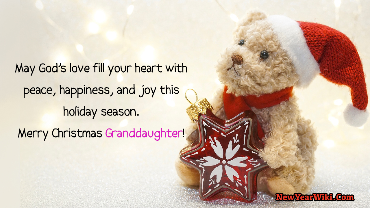 Merry Christmas Wishes for Granddaughter 2024 - New Year Wiki